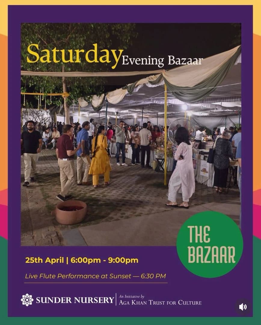 Saturday Evening Bazaar at Sunder Nursery
