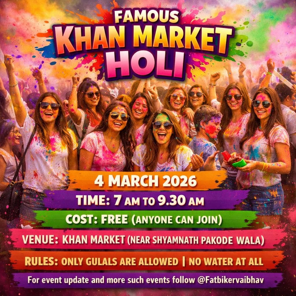 Khan Market Holi